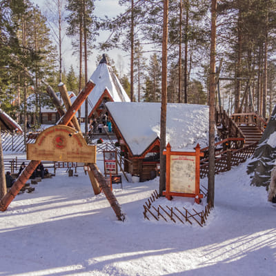 Meet Santa Claus’ Reindeer in Santa Claus Village, Rovaniemi