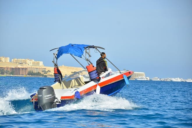 Dolphins house Snorkeling Trip By a Private Speed Boat - El Gouna