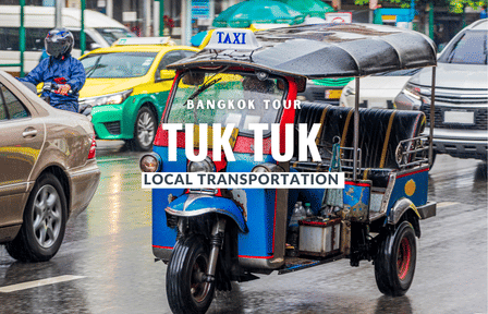 Tuk Tuk City Tour of Bangkok's Flower Night Market