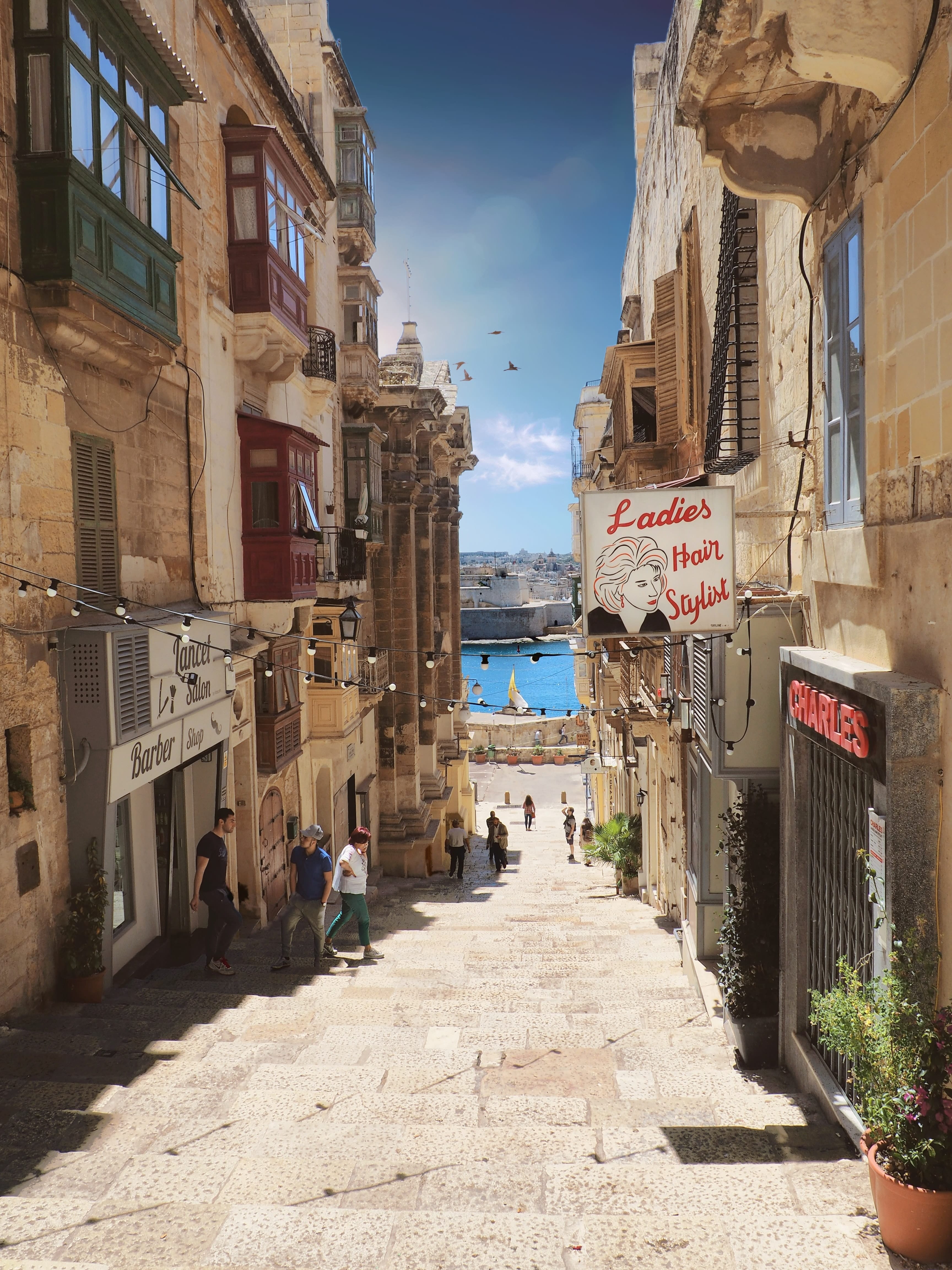 Typical Streets in Valletta