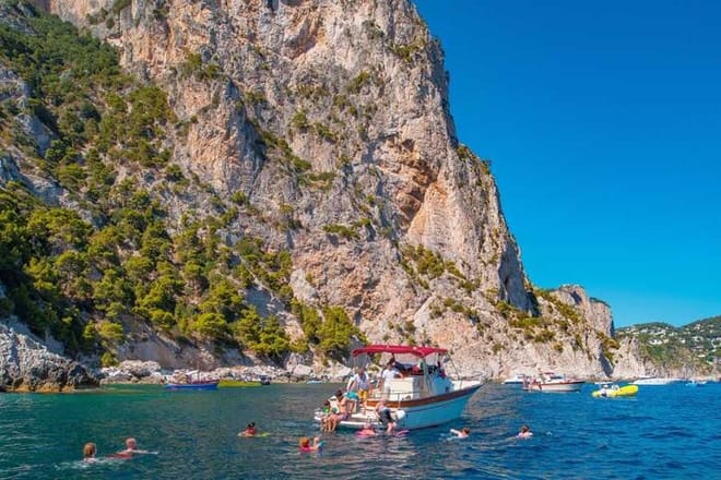 Capri boat tour with Blue Grotto: Fun & Swim (half day 4hours) 5