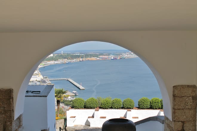 View over Setubal from the fort 