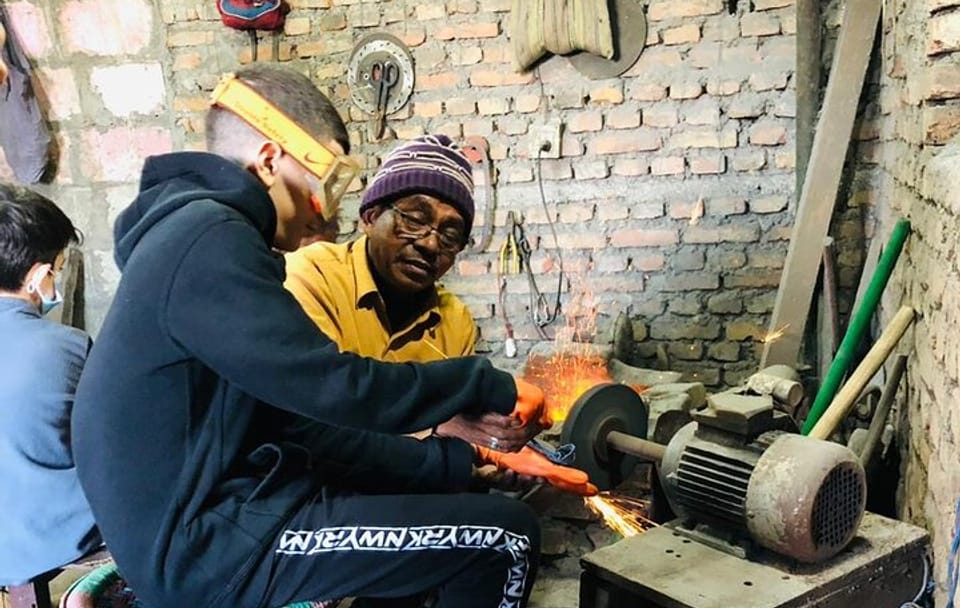 Knife Making and Nepali Cooking Tour in Kathmandu