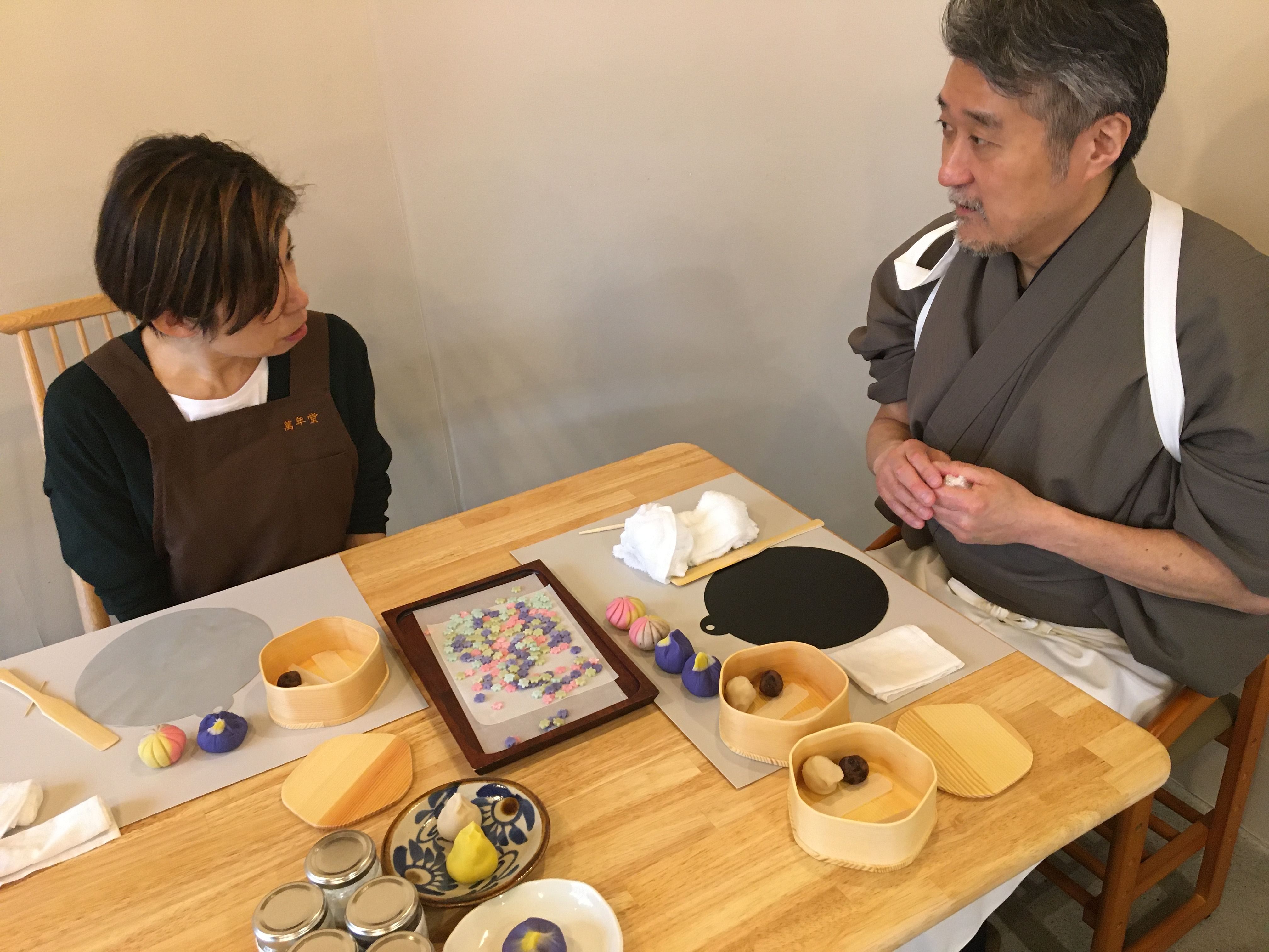 Ginza Man'nendo Wagashi Workshop with Master Yoshi