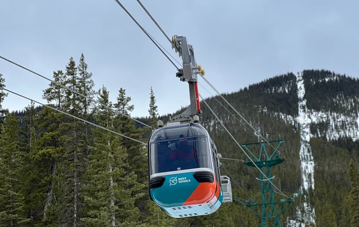 Banff Town Lake Minnewanka Banff Gondola and Johnston canyon