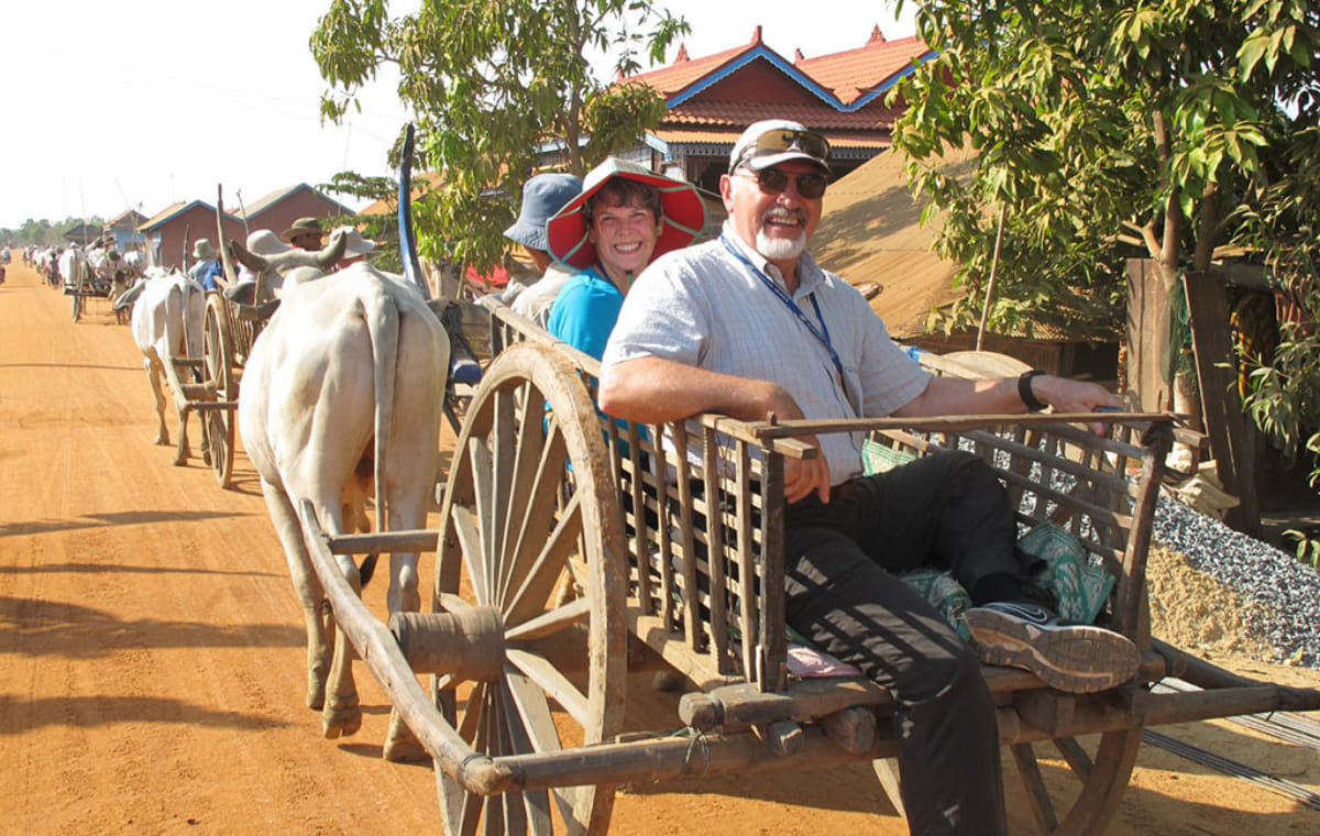 Cambodian Cooking Class and Oxcart Ride with Local Village Tour