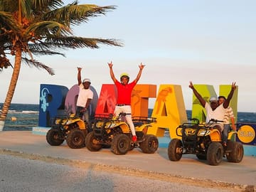 ATV Sunset Tour in Coxen Hole and West End, Honduras