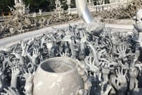 Chiang Mai-Chiang Rai: White - Blue Temple - Bann Dam Museum-Karen Village 5