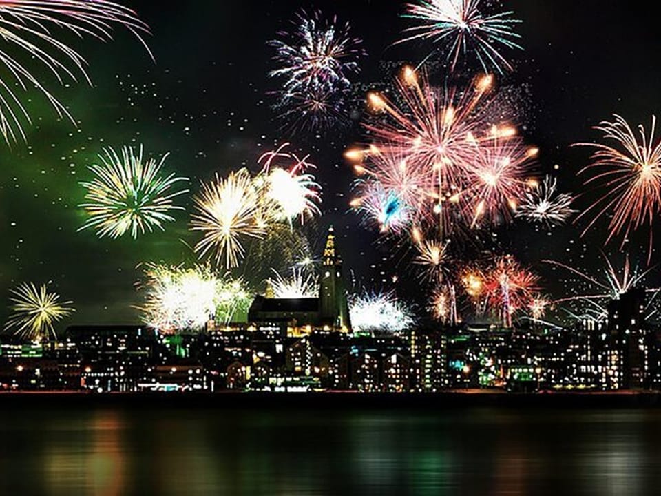 New Years Fireworks by Boat from Reykjavik — Iceland Discover