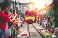 maeklong railway market