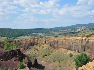 The extinct volcano