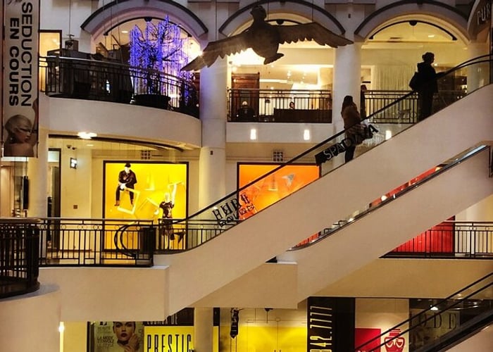 Architecture inside Montréal's Underground City