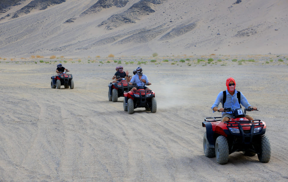 Quad Biking Adventure with BBQ Dinner in Gouna, Hurghada