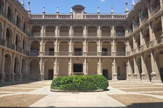 Alcalá de Henares and Cervantes from Madrid