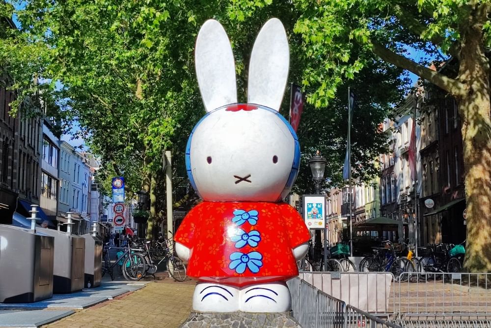 Miffy statue is one of the highlights you can discover during this self-guided city game.