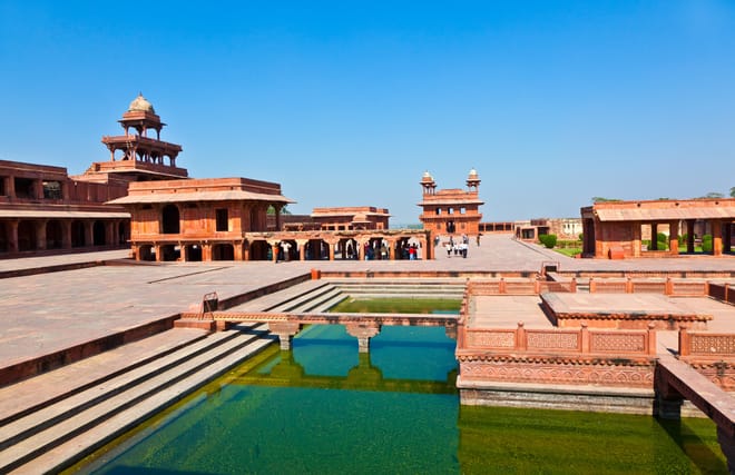 Diwan-i-Khas Hall in Fatehpur Sikri