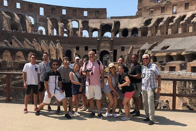 Happy Group with our guide Giorgio.