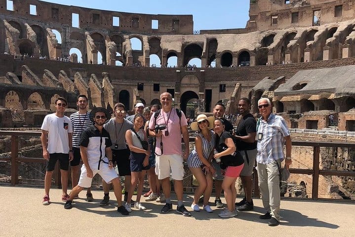 Happy Group with our guide Giorgio.