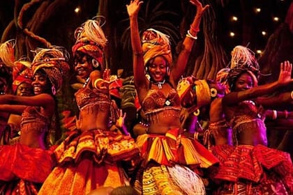 BBQ Dinner & Cat Dancers Experience at Safari Park Hotel