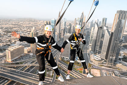 Dubai Sky Views Edge Walk Tour with Private Transfers