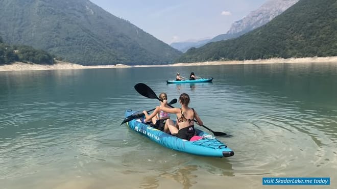 Kayak wherever you like: Rent your portable, inflatable high-end Kayak - 1 to 3 hours of fun in Skadar Lake National Park