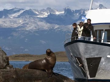 Catamaran Cruise to Sea Lions Island in Ushuaia