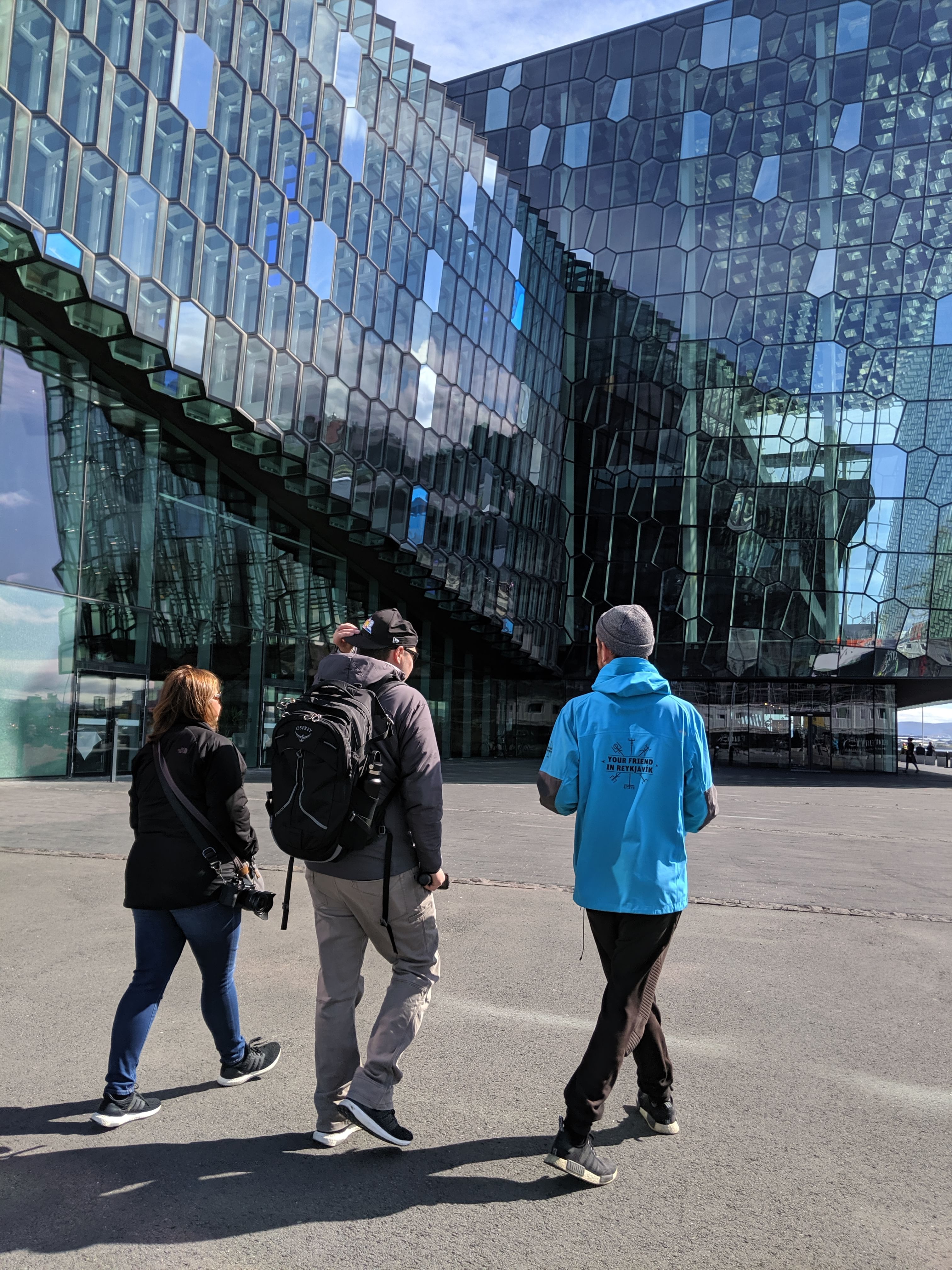 A Guide from Your Friend in Reykjavik showing the front of the Harpa Concert Hall