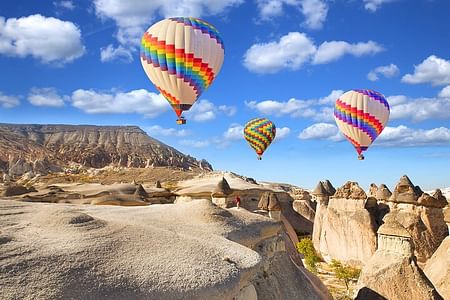 Cappadocia Hot Air Balloon Tour & Cave Hotel Experience