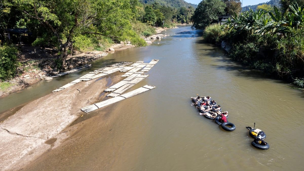 Chiang Mai Half-Day Adventure: River Tubing & Waterfall Slide