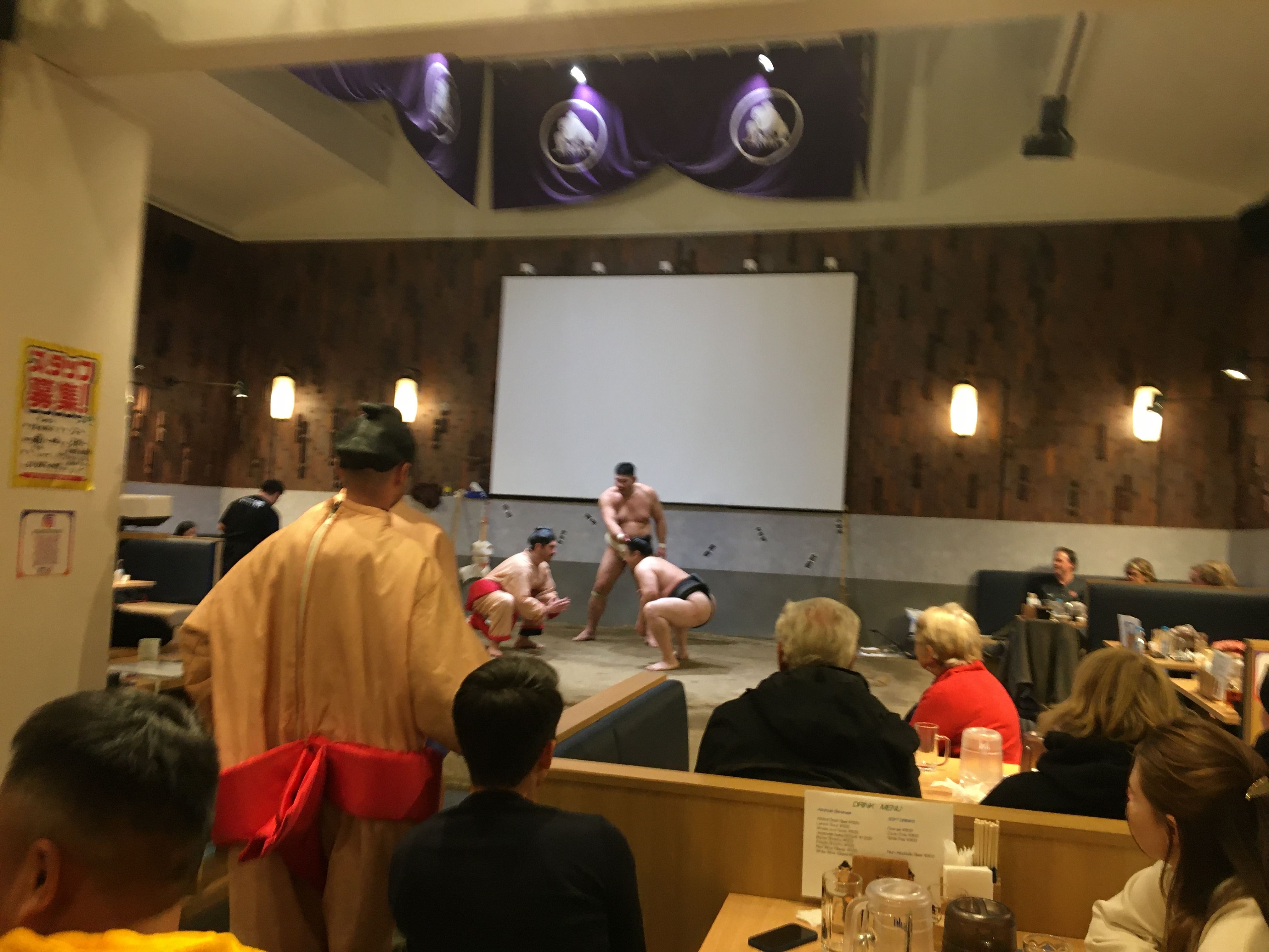 Challenge Sumo Wrestlers and Enjoy Dinner