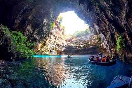 Drogarati Cave, Melissani Lake & Myrtos Beach with Local Delights