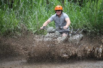ATV Adventure in Ubud with Monkey Forest and Temple Visit