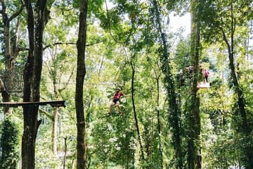 Ziplining Adventure in the Lush Landscapes of Thai Chang