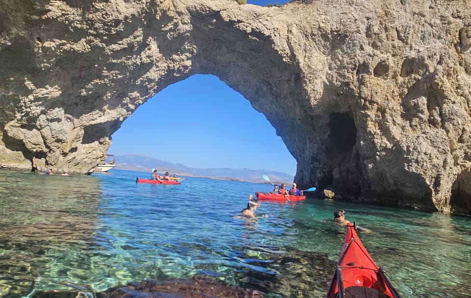 Half-Day Sea Kayak Tour along Psatha's Coastline