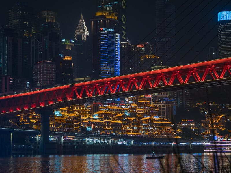 Nanchang Autumn Water Square Night Show + Local Authentic Dinner