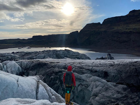 Midnight Sun Glacier Hike on Sólheimajökull