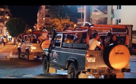 Alanya Night Jeep Safari with Sunset and Boat Trip with Dinner