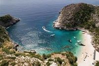 Vlore Private Boat Tour Blue Cave & Grama Bay Adventure 5
