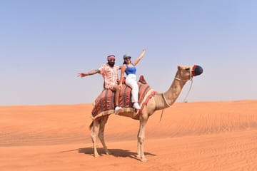 Desert Safari Adventure with Camel Ride and BBQ Dinner in Dubai