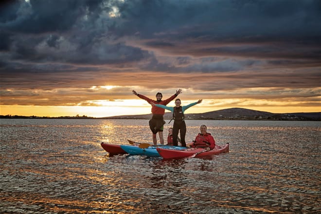 Sunset Coastal Kayaking and Island Hopping. Galway. Guided. 3