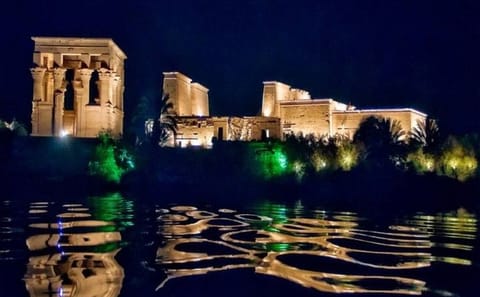 Sound and Light Show at Philae Temple in Aswan