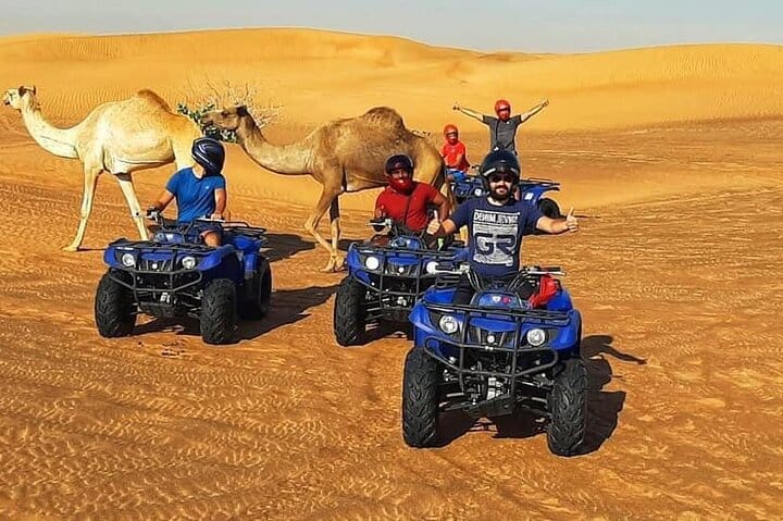 Desert Safari Dubai Live Shows Camel Ride Dinner with Quad Bikes  5