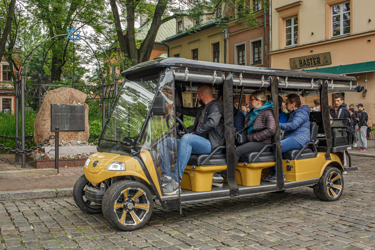Krakow: Kazimierz Quarter and former Jewish Ghetto Sightseeing by Electric Golf Cart 3
