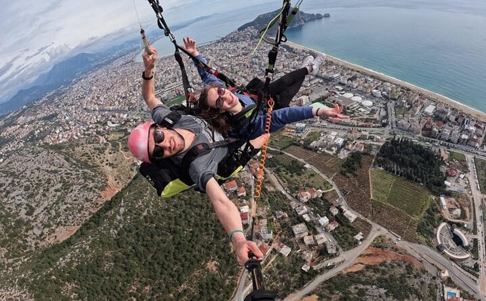 Tandem Paragliding Adventure Over Side, Türkiye