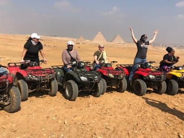 Private Quad Bike Adventure Tour at Giza Pyramids from Cairo