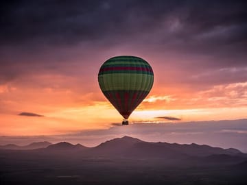 Hot Air Balloon Adventure Over Marrakech Countryside