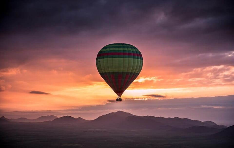 Hot Air Balloon Adventure Over Marrakech Countryside