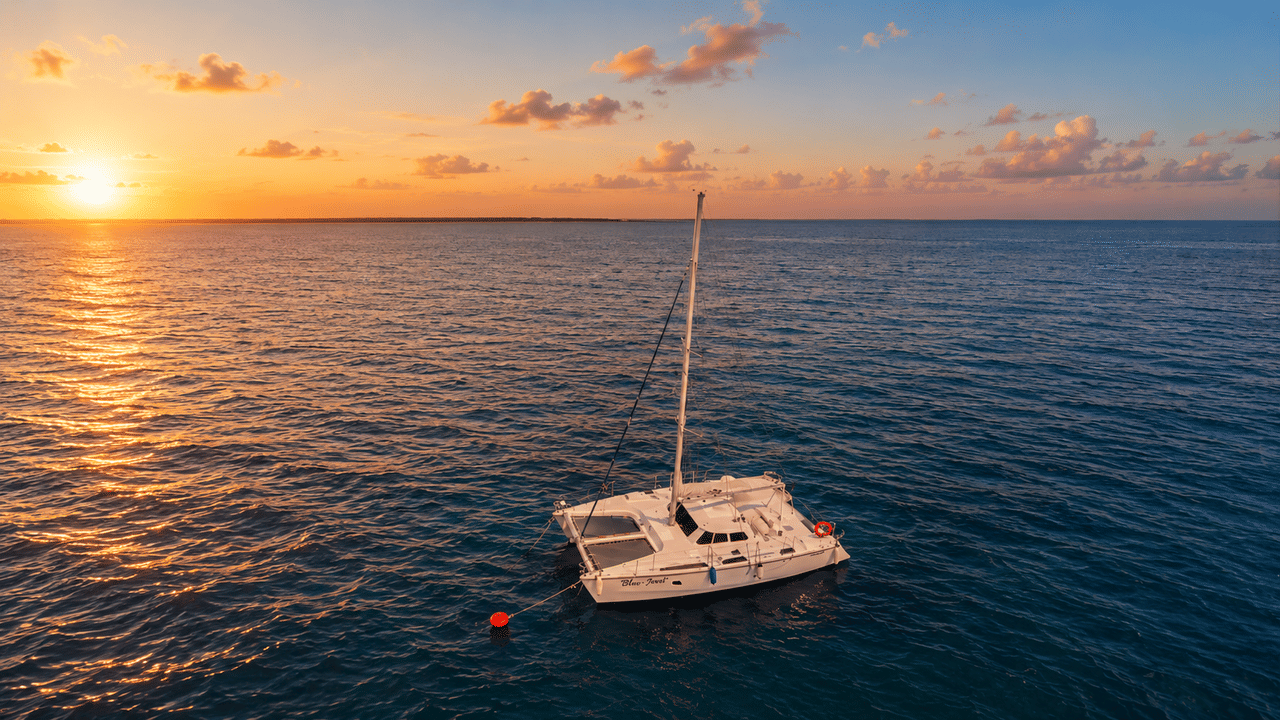 Belize Sunset Catamaran Drinks Ceviche and Ocean Views 5