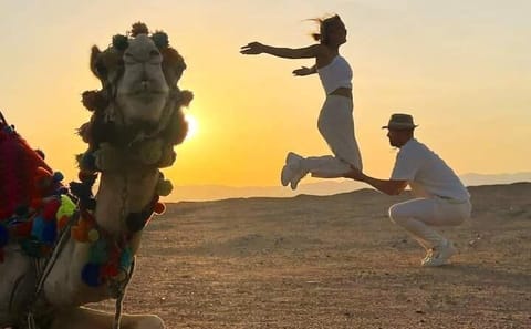 Camel and Horse Riding Tour in Hurghada's Beach or Desert