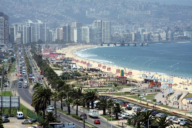 A panoramic view of VI&ntilde;a del Mar